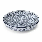 Krožnik Mikasa 21 x 5 cm, mediteransko moder