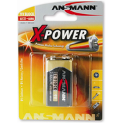 Ansmann X-Power 6LR61 alkalna baterija, 9V