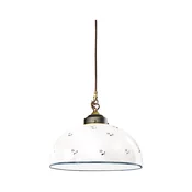Kolarz 731.32.19 - Luster na sajli NONNA 1xE27/75W/230V precnik 36 cm plava