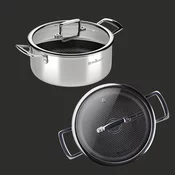 Rosmarino HexaPro lonec s pokrovko, 24 cm