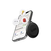 slomart Lokalizator SBS Track My Circle vodoodporen IP65 združljiv z Apple Find My - črn