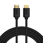 HDMI v HDMI video kabel Baseus CAKGQ-C01 4K pri 60Hz, 3m - black