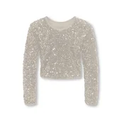ONLY GIRLS Bluza KOGCONFIDENCE temno siva