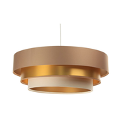 Luster na sajli TRINITI 1xE27/60W/230V bež/zlatna