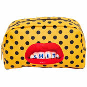 Kozmetična torbica TOILETPAPER SHIT, 23 x 13 cm, oranžna, Seletti