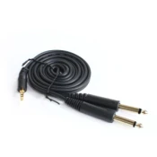 3G (98335) kabl 3.5mm (muški) na 2x6.35mm (muški) 1.5m crni