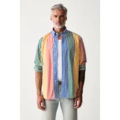 Tommy Hilfiger Srajca Prep MW0MW43303 Pisana Regular Fit