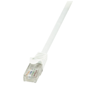 LogiLink RJ45 mrežni kabel CAT 6 U/UTP[1x RJ45 utikac - 1x RJ45 utikac] 10 m bijeli zašticeni Logi