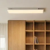 Arcchio LED panel Arthur, 120 x 30 cm, srebrn, 4000 K - Dnevna soba/jedilnica - Sodobni - srebrna, bela - Plastika