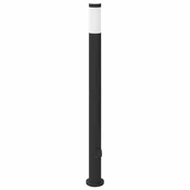 vidaXL vidaXL Stebriček z vtičnico 110 cm nerjaveče jeklo IP44, (5000297010)