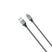 Kabl LDNIO LS441 Micro USB sivi 1m