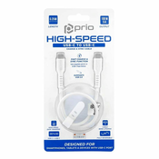 Prio High-Speed Charge: Sync USB C na USB C kabel 5A 0,25 m bijeli