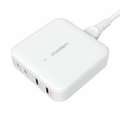 Choetech PD8008 omrežni polnilnik, 2x USB-C, 2x USB-A, GaN, 100 W (bela)