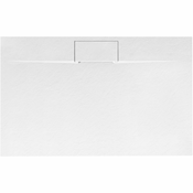 Tuš kad Bazalt long White 80x100