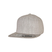 110 Fitted Snapback heathergrey