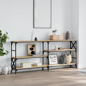 shumee vidaXL Konzolna mizica, hrast sonoma, 180x29x76,5 cm