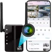 shumee Mini kamera v ojačevalniku WiFi signala WFWE27