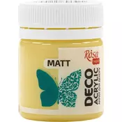 Akril za dekoracije, MATT, 20 ml, ROSA TALENT - Yellow Light mat