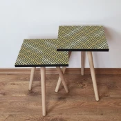 Hanah Home Set klub stocica 2Shp324, 2 komada, Šareni