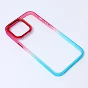 Maska za telefon Colorful Acrylic za iPhone 14 Pro Max 6.7 roze-plava