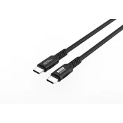 MicroConnect MC-USB4-CC80LQ-0.25 USB-C kabel 240W 0.25m