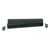 APC Rack PDU,Basic, 1U, 16A,208&230V, (10)C13 & (2)C19 (AP9559)