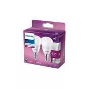 Komplet 2x LED sijalica Philips P45 E14/5W/230V 4000K