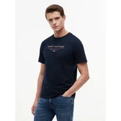 Tommy Hilfiger Majica Brand Love MW0MW44359 Mornarsko modra Regular Fit