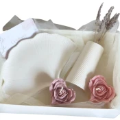 Marfeja Gift Shop Poklon Set Ginko i Vaza, Belo-Rozi