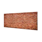 tulup.si Slika na akrilnem steklu Zid zid 140x70 cm 4 obešalnika