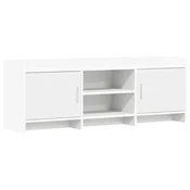Vidaxl TV omarica 130 x 33 x 47 cm Bela Inženirski les
