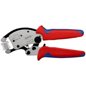 Knipex 97 53 18 SB Twistor® 16 samopodešavajuca klešta završne caure sa rotirajucom glavom za krimpovanje hromirana 200 mm