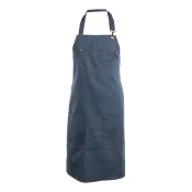 Kitchen apron, Dark Blue - Tiseco