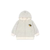 Konges Slojd jopica s kapuco otroška z bombažem AMIO SWEAT ZIP HOOD OCS