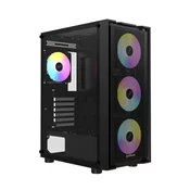 Raidmax - Kuciste Raidmax Vector 216 Black 4 x RGB fan/Window/650W