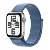 APPLE pametni sat Watch SE (2023) 40mm GPS, Midnight (Sport Loop, Winter Blue)