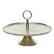Metalni stalak za kolace - srebrni 391264