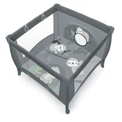 Otroška zložljiva stajica BabyDesign PLAY UP panda temno siva