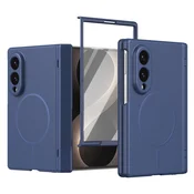 GS Ovitek za Samsung Galaxy Z Fold 8 z zunanjo zaščito zaslona, združljiv z MagSafe, moder