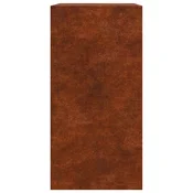Stalak za drva za ogrjev 60 x 40 x 80 cm Pohabani celik