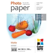 Fotopapier - A4/135g - matný, 50 ks v balení