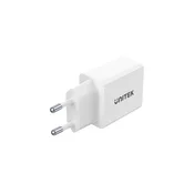 slomart Unitek P1113A-EU - polnilec 2X USB-A, 12W, bel