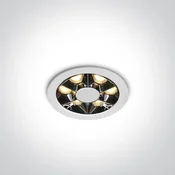 VGRADNA LED SVETILKA/6W/3000K/480lm/38°/IP20 BELA DM10106X/W/W