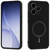 GS Ovitek za Oppo Reno 15, Silikonski Lite, za MagSafe, črn