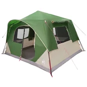 vidaXL vidaXL Takojšnji šotor Zelena 365 x 380 x 200 cm Poliester in jeklo, (5000309622)