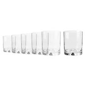 6-piece whiskey glass set, made of glass, 260ml, Mixology - Krosno