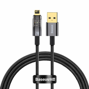 Baseus Explorer USB to Lightning Cable, 2.4A, 1m (black)