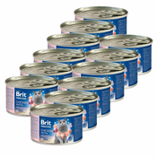 BRIT Premium Cat Chicken with Hearts 12x200 g