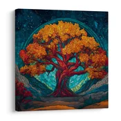Slika drevo življenja pod zvezdami - 30x30