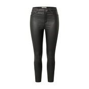 JACQUELINE de YONG Kavbojke JDYNEWTHUNDER COATED HIGH SKN PNT NOOS, črna
